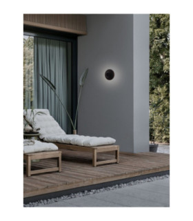Alux Outdoor Flush Wall Lamp Sandy Black LED 11W 993lm IP54 3000K-2