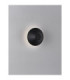 Alux Outdoor Flush Wall Lamp Sandy Black LED 11W 993lm IP54 3000K-4