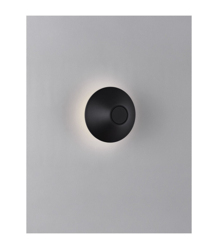 Alux Outdoor Flush Wall Lamp Sandy Black LED 11W 993lm IP54 3000K-4