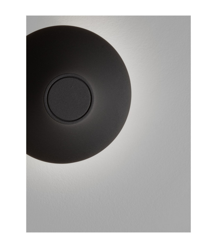 Alux Outdoor Flush Wall Lamp Sandy Black LED 11W 993lm IP54 3000K-6