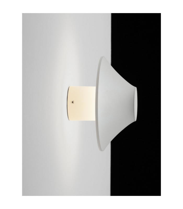 Alux Outdoor Modern Wall Lamp Sandy White LED 11W 993lm IP54 3000K-5
