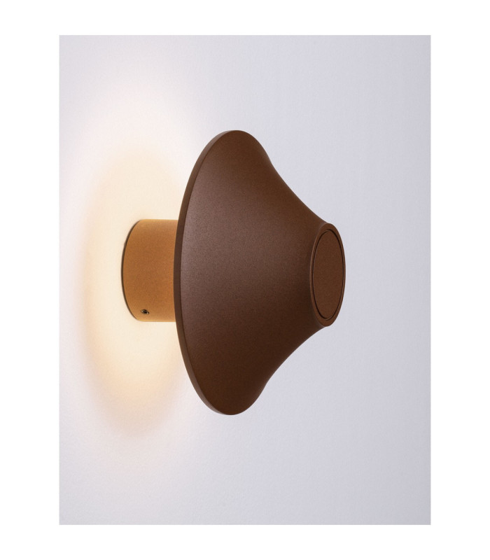 Alux Outdoor Modern Wall Lamp Corten LED 11W 993lm IP54 3000K-2