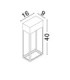 Moby Outdoor Wall Lantern Corten LED 20W 1545lm 3000K IP65-6