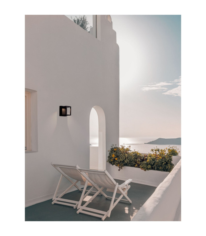 Prive Outdoor Wall Lantern Sandy Black LED 9W 284lm IP65 3000K-2