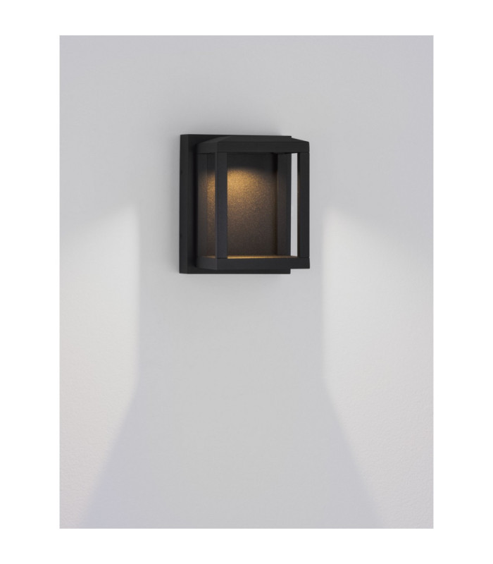 Prive Outdoor Wall Lantern Sandy Black LED 9W 284lm IP65 3000K-4
