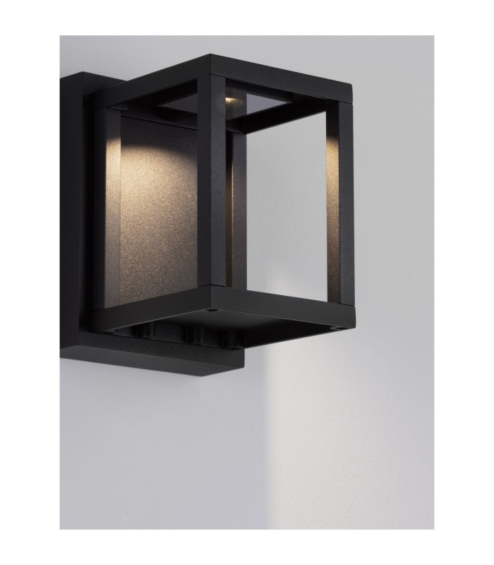 Prive Outdoor Wall Lantern Sandy Black LED 9W 284lm IP65 3000K-5