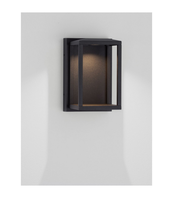 Prive Outdoor Wall Lantern Sandy Black LED 14W 383lm IP65 3000K-4