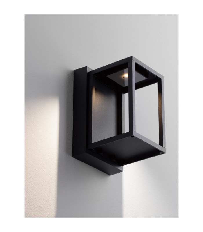 Prive Outdoor Wall Lantern Sandy Black LED 14W 383lm IP65 3000K-6