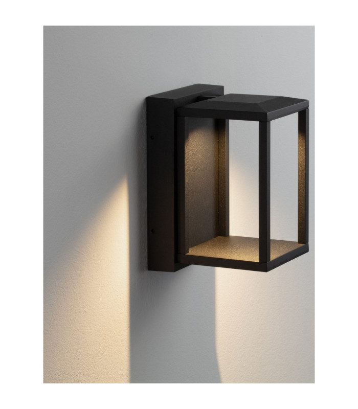 Prive Outdoor Wall Lantern Sandy Black LED 14W 383lm IP65 3000K-7