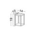 Prive Outdoor Wall Lantern Sandy Black LED 14W 383lm IP65 3000K-8