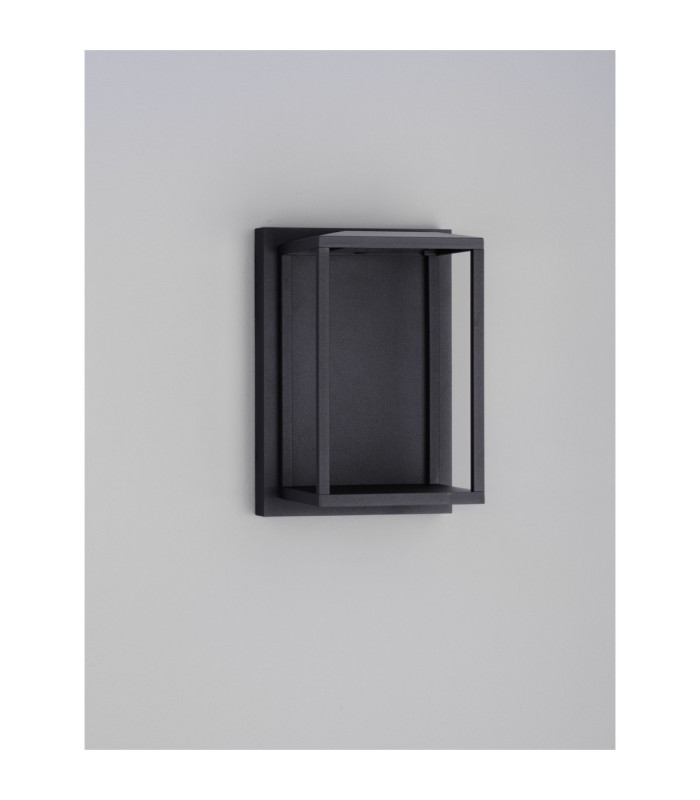 Prive Outdoor Wall Lantern Sandy Black LED 17W 509lm IP65 3000K-3