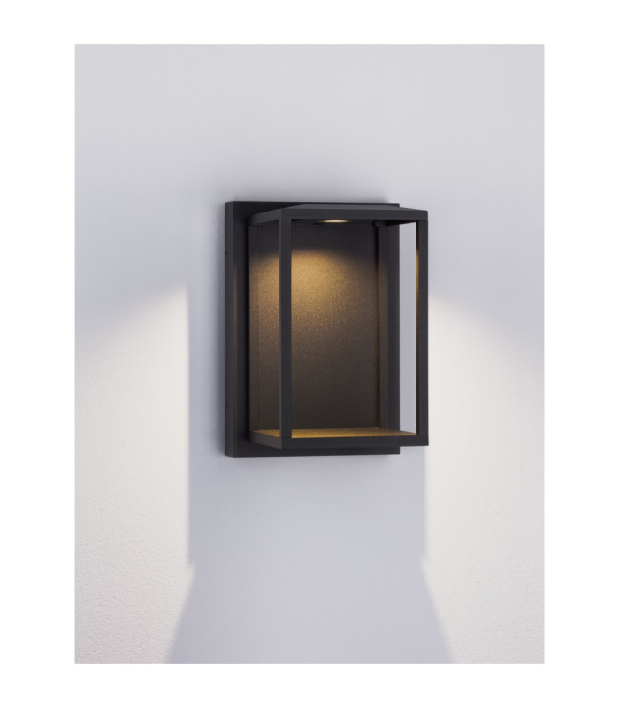 Prive Outdoor Wall Lantern Sandy Black LED 17W 509lm IP65 3000K-4
