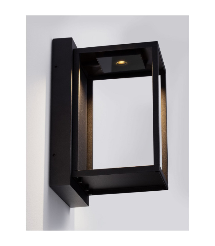 Prive Outdoor Wall Lantern Sandy Black LED 17W 509lm IP65 3000K-5