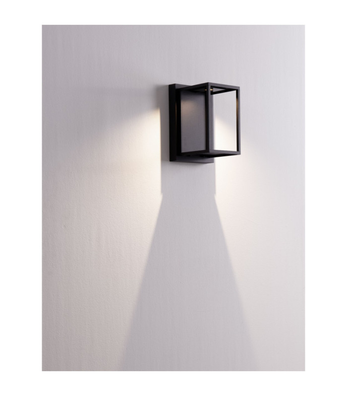 Prive Outdoor Wall Lantern Sandy Black LED 17W 509lm IP65 3000K-6