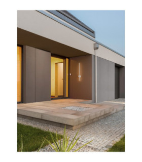 Ridge Outdoor Modern Wall Lamp Sandy White LED 12W 1073lm 3000K IP65-2