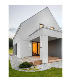 Ridge Outdoor Modern Wall Lamp Sandy Black LED 12W 1073lm 3000K IP65-2