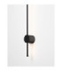 Ridge Outdoor Modern Wall Lamp Sandy Black LED 12W 1073lm 3000K IP65-8