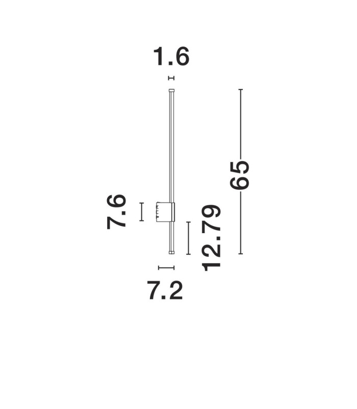 Ridge Outdoor Modern Wall Lamp Sandy Black LED 12W 1073lm 3000K IP65-11