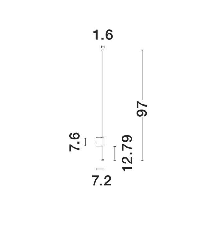Ridge Outdoor Modern Wall Lamp Sandy Black LED 19W 1636lm 3000K IP65-11