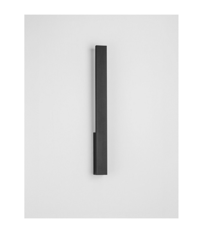 Isos Outdoor Modern Wall Lamp Sandy Black LED 6W 517lm IP65 3000K-3