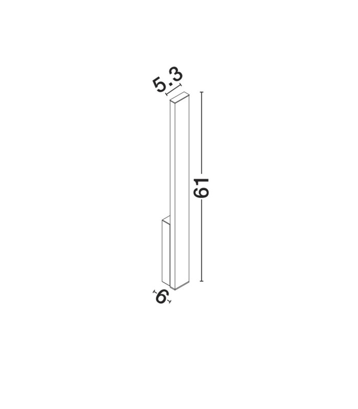 Isos Outdoor Modern Wall Lamp Sandy White LED 6W 517lm IP65 3000K-7