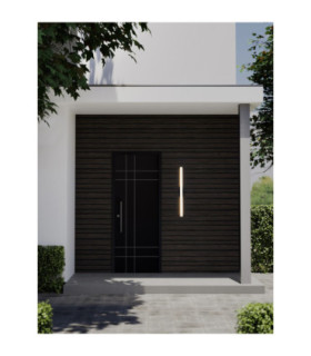 Aneth Outdoor Modern Wall Lamp Sandy White LED 20W 1200lm 3000K IP65-2