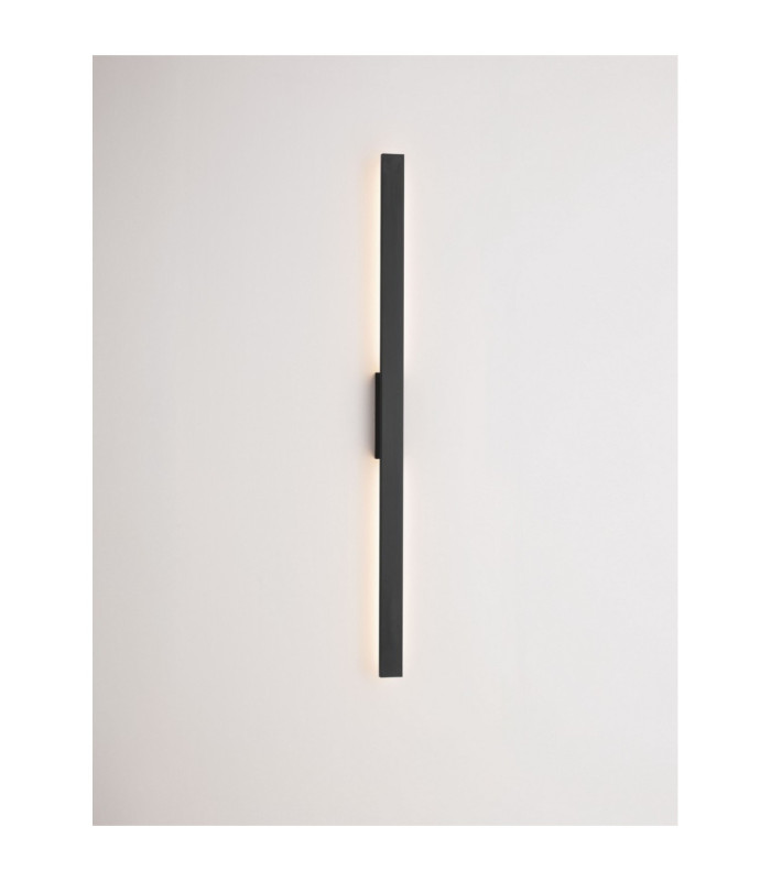 Doul Outdoor Modern Wall Lamp Black LED 20W 1200lm IP65 3000K-4