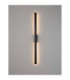 Doul Outdoor Modern Wall Lamp Black LED 20W 1200lm IP65 3000K-6