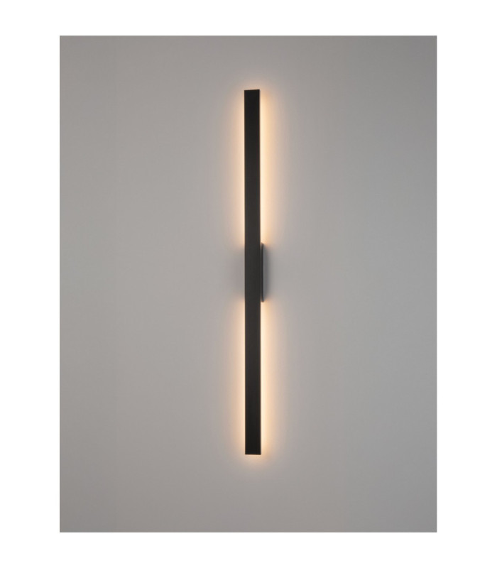 Doul Outdoor Modern Wall Lamp Black LED 20W 1200lm IP65 3000K-6