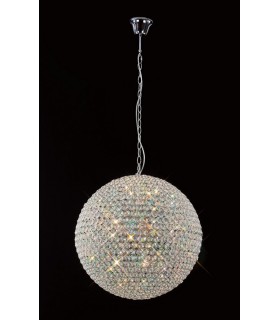 Ceiling Pendant 9 Light Polished Chrome, Crystal - 2