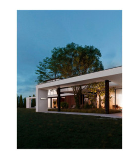 Nova Outdoor Flush Wall Lamp Dark Anthracite LED 21W 974lm IP65 3000K-2