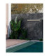 Nova Outdoor Flush Wall Lamp Dark Anthracite LED 36W 1579lm IP65 3000K-2