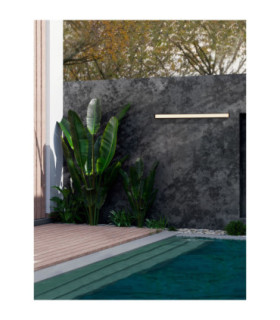 Nova Outdoor Flush Wall Lamp Dark Anthracite LED 36W 1579lm IP65 3000K-2