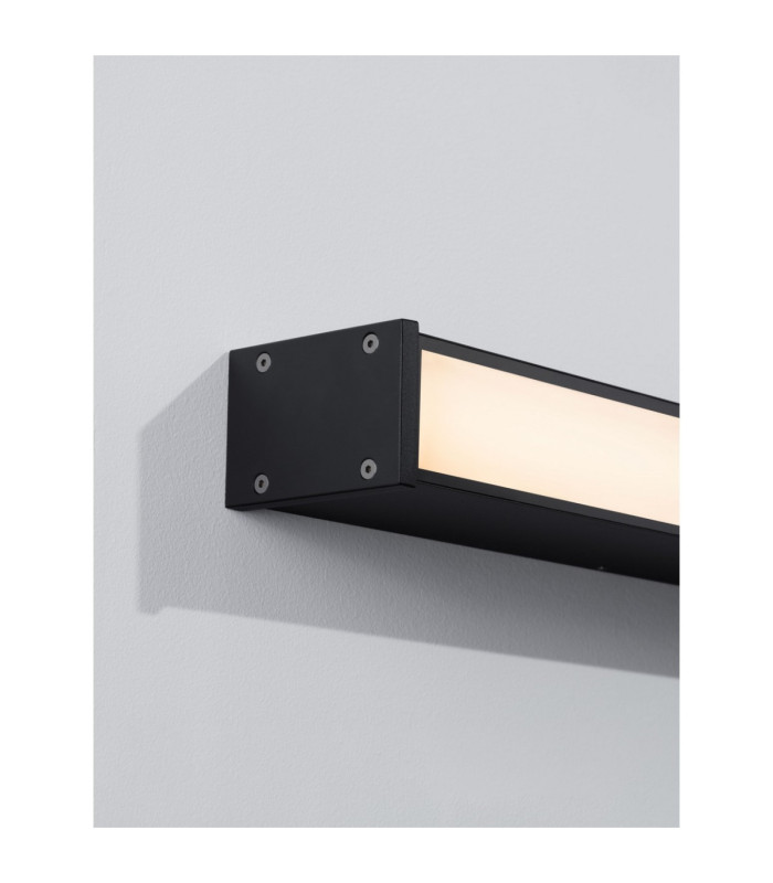Nova Outdoor Flush Wall Lamp Dark Anthracite LED 36W 1579lm IP65 3000K-5