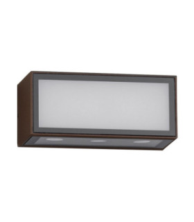 Inga Outdoor Up Down Wall Lamp Corten LED 11W 875lm 3000K IP65-1