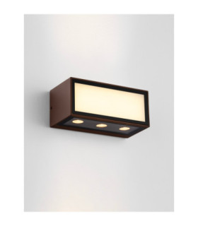 Inga Outdoor Up Down Wall Lamp Corten LED 11W 875lm 3000K IP65-2