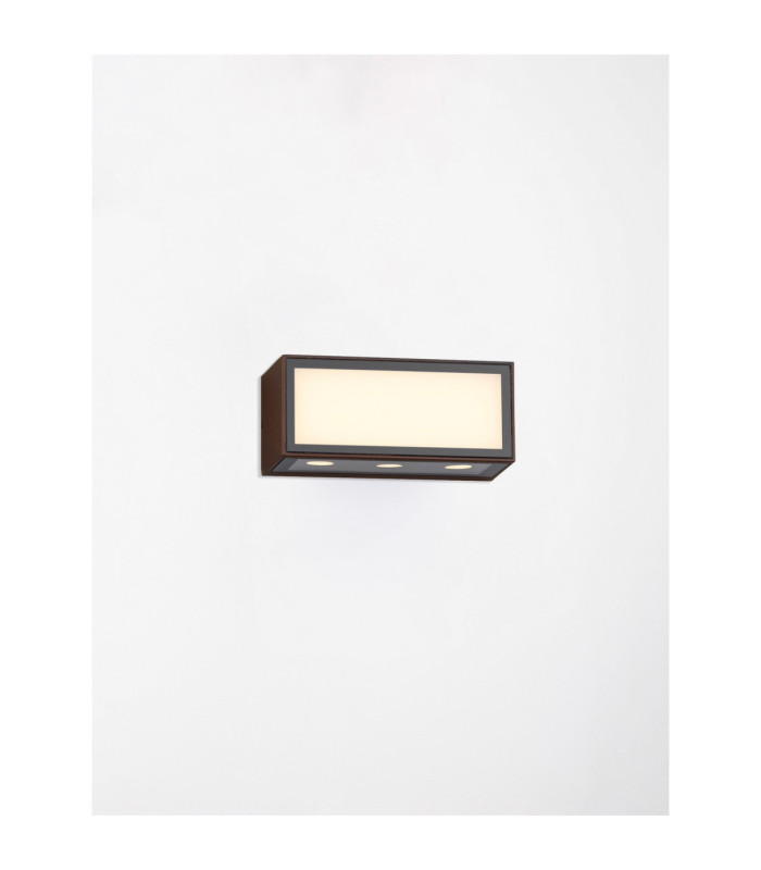 Inga Outdoor Up Down Wall Lamp Corten LED 11W 875lm 3000K IP65-4