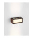 Inga Outdoor Up Down Wall Lamp Corten LED 11W 875lm 3000K IP65-5