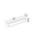 Inga Outdoor Up Down Wall Lamp Dark Anthracite LED 31W 3028lm 3000K IP65-7