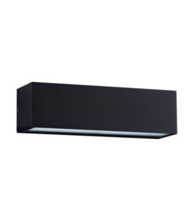 Flora Outdoor Up Down Wall Lamp Sandy Black LED 10W 686lm IP54 3000K-1