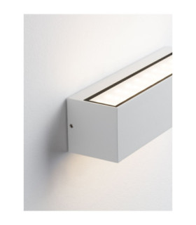 Flora Outdoor Up Down Wall Lamp Sandy White LED 10W 686lm IP54 3000K-2