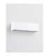 Flora Outdoor Up Down Wall Lamp Sandy White LED 10W 686lm IP54 3000K-3