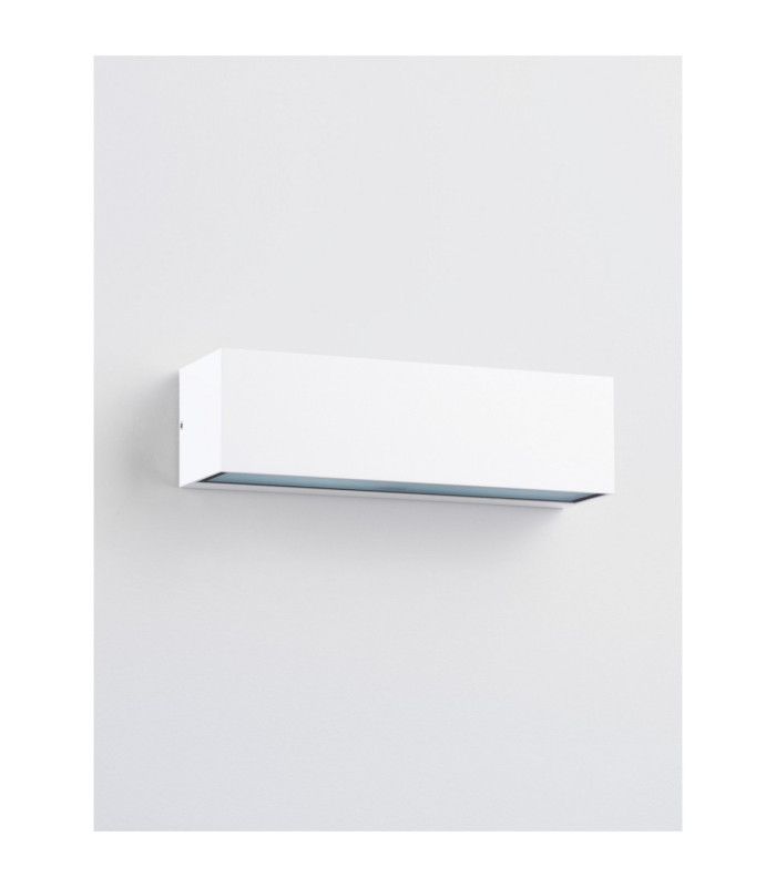 Flora Outdoor Up Down Wall Lamp Sandy White LED 10W 686lm IP54 3000K-3