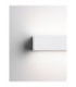 Flora Outdoor Up Down Wall Lamp Sandy White LED 10W 686lm IP54 3000K-5