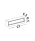 Flora Outdoor Up Down Wall Lamp Sandy White LED 10W 686lm IP54 3000K-7