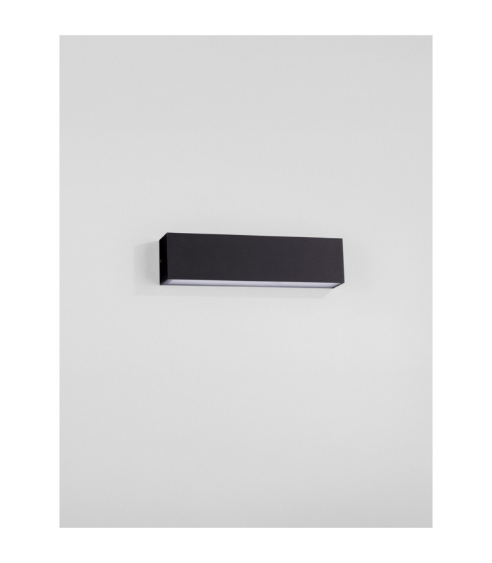 Allure Outdoor Up Down Wall Lamp Sandy Black LED 22W 1723lm IP65 3000K-3