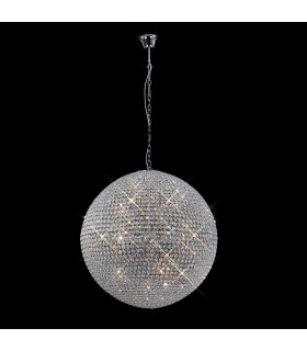 Ceiling Pendant 18 Light Polished Chrome, Crystal - 2