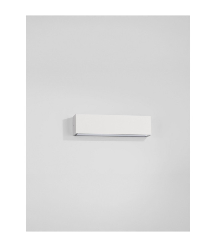 Allure Outdoor Up Down Wall Lamp Sandy White LED 22W 1723lm IP65 3000K-3