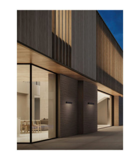 Allure Outdoor Wall Down Lamp Sandy Black LED 8W 502lm IP65 3000K-2