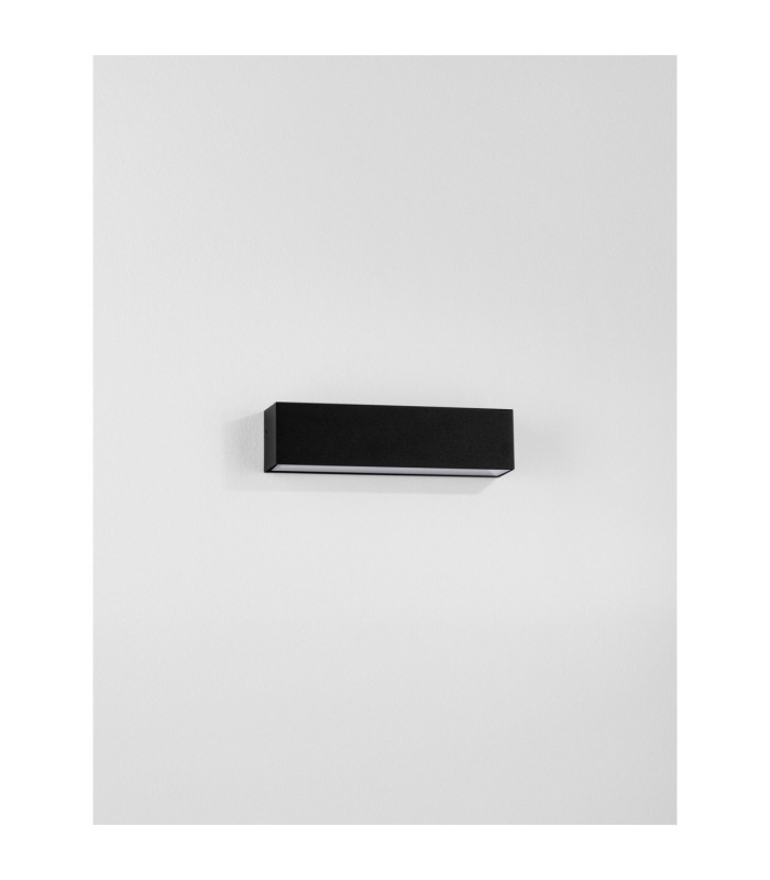 Allure Outdoor Wall Down Lamp Sandy Black LED 8W 502lm IP65 3000K-3